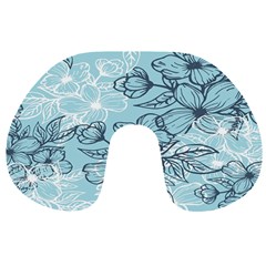 Flowers-25 Travel Neck Pillow by nateshop