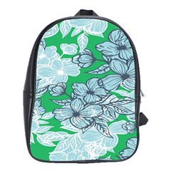 Flowers-26 School Bag (xl) by nateshop