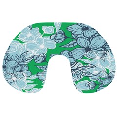 Flowers-26 Travel Neck Pillow by nateshop