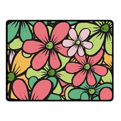 Flowers-27 Fleece Blanket (small) by nateshop