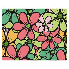 Flowers-27 Double Sided Flano Blanket (medium) 