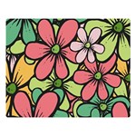 Flowers-27 Double Sided Flano Blanket (Large)  80 x60  Blanket Front