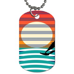 Waves Windsurfer Sun Dog Tag (one Side)