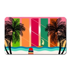 Beach Summer Wallpaper Magnet (rectangular)