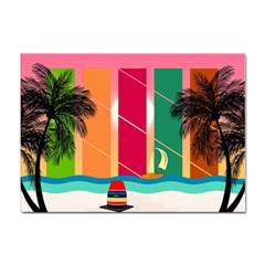 Beach Summer Wallpaper Sticker A4 (10 Pack)