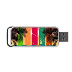 Beach Summer Wallpaper Portable Usb Flash (one Side) by Ravend