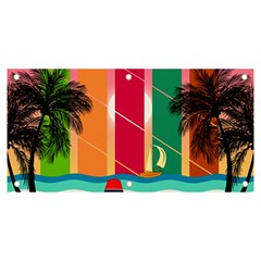 Beach Summer Wallpaper Banner And Sign 6  X 3  by Ravend