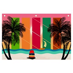 Beach Summer Wallpaper Banner And Sign 6  X 4 