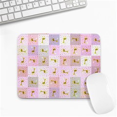 Giraffe Pattern Art Background Small Mousepad