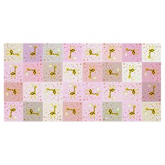 Giraffe Pattern Art Background Banner And Sign 8  X 4 