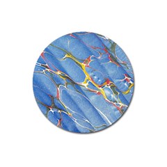 Art Marble Stone Rock Pattern Design Wallpaper Magnet 3  (round) by Ravend