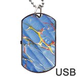 Art Marble Stone Rock Pattern Design Wallpaper Dog Tag USB Flash (One Side) Front