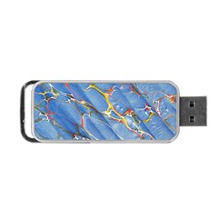 Art Marble Stone Rock Pattern Design Wallpaper Portable Usb Flash (one Side) by Ravend