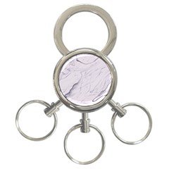 Marble Background Marble Pattern 3-ring Key Chain