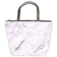 Marble Background Marble Pattern Bucket Bag by Ravend