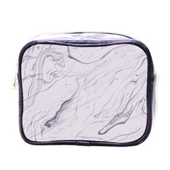 Marble Background Marble Pattern Mini Toiletries Bag (one Side) by Ravend