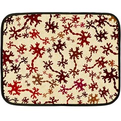 Neuron Nerve Cell Neurology Fleece Blanket (mini) by Ravend