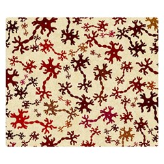 Neuron Nerve Cell Neurology Double Sided Flano Blanket (small)  by Ravend