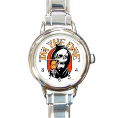 Halloween Round Italian Charm Watch by Sparkle