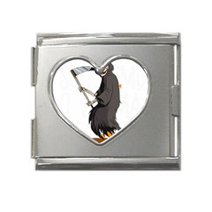 Halloween Mega Link Heart Italian Charm (18mm)