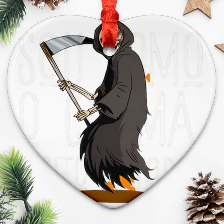 Halloween Heart Ornament (Two Sides)