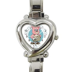 Halloween Heart Italian Charm Watch by Sparkle