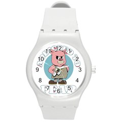 Halloween Round Plastic Sport Watch (M)