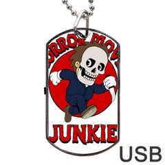 Halloween Dog Tag Usb Flash (one Side) by Sparkle