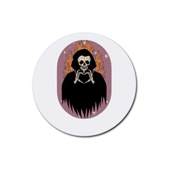 Halloween Rubber Round Coaster (4 Pack) by Sparkle