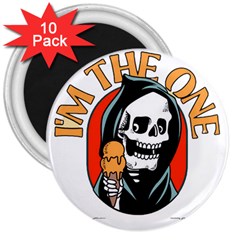 Halloween 3  Magnets (10 Pack)  by Sparkle