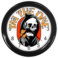 Halloween Wall Clock (black) by Sparkle