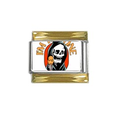 Halloween Gold Trim Italian Charm (9mm)