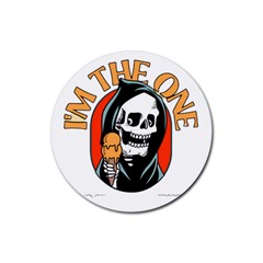 Halloween Rubber Round Coaster (4 Pack) by Sparkle