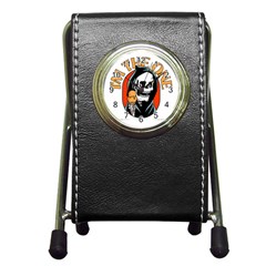 Halloween Pen Holder Desk Clock by Sparkle