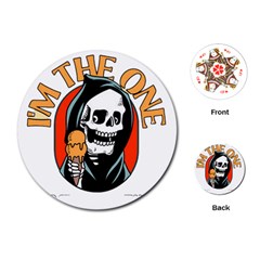 Halloween Playing Cards Single Design (round) by Sparkle