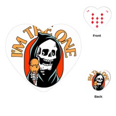 Halloween Playing Cards Single Design (heart)