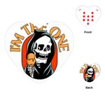 Halloween Playing Cards Single Design (Heart) Front