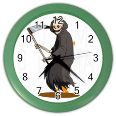 Halloween Color Wall Clock by Sparkle