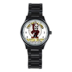 Halloween Stainless Steel Round Watch by Sparkle