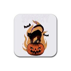 Halloween Rubber Coaster (square) by Sparkle