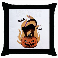 Halloween Throw Pillow Case (black) by Sparkle