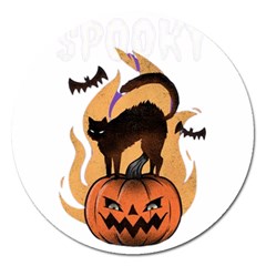 Halloween Magnet 5  (round) by Sparkle