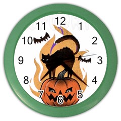 Halloween Color Wall Clock by Sparkle