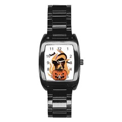 Halloween Stainless Steel Barrel Watch by Sparkle