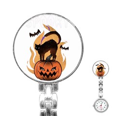 Halloween Stainless Steel Nurses Watch by Sparkle