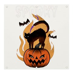 Halloween Banner And Sign 4  X 4  by Sparkle