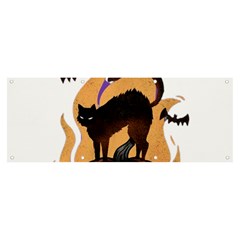 Halloween Banner And Sign 8  X 3  by Sparkle