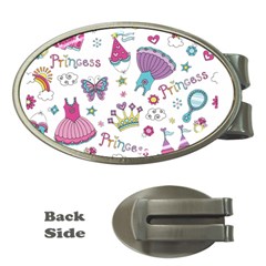 Princess Element Background Material Money Clips (oval)  by danenraven