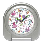 Princess Element Background Material Travel Alarm Clock Front