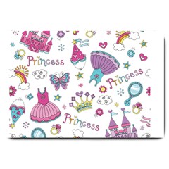 Princess Element Background Material Large Doormat by danenraven